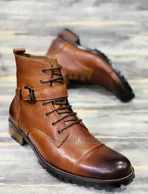 Original Brown High Top Timberland Leather Boots