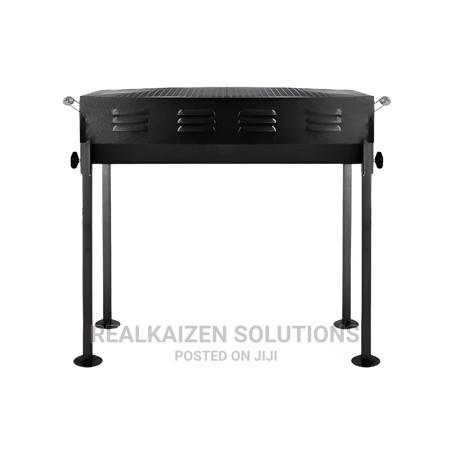 ROYALFORD Durable Iron Casting Barbecue Stand With Grill