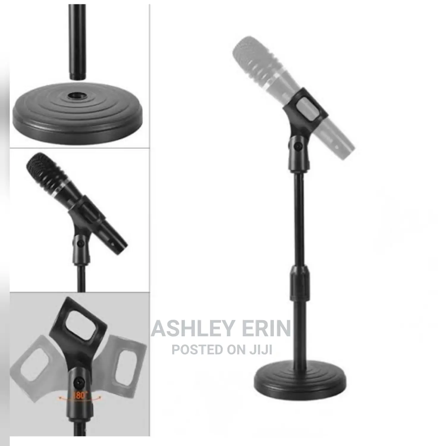 Adjustable Desktop Tripod Folding Mic Stand