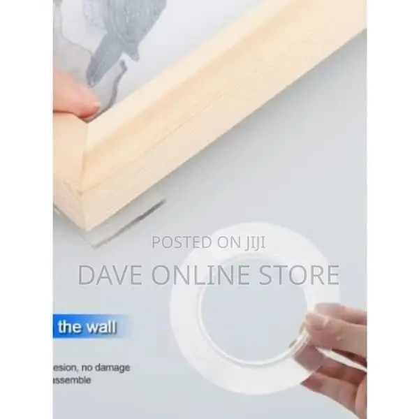 Double Sided Transparent Reusable Adhesive Tape