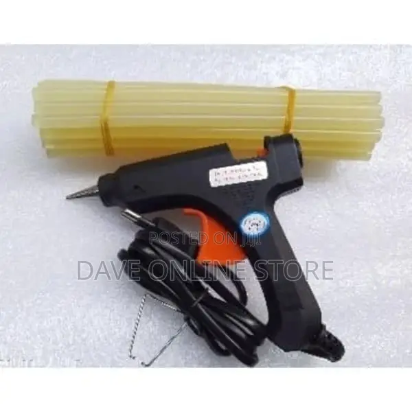 Big Hot Melt Glue Gun and 9 Sticks - Big Size