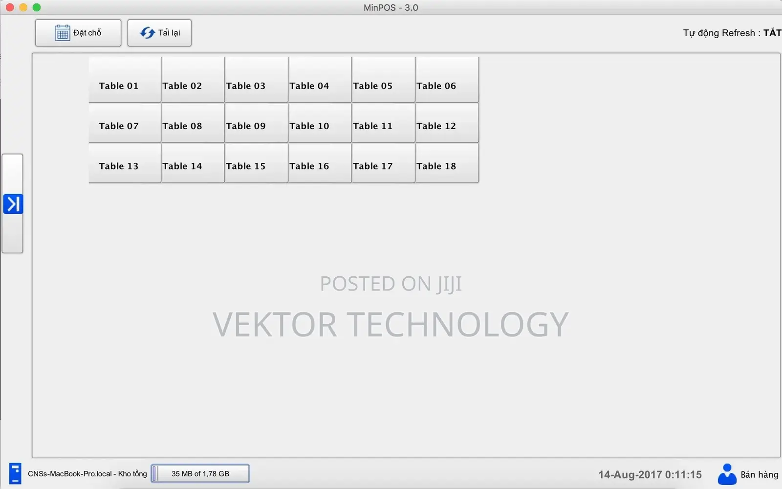Minpos Point of Sale Free for Cafe/Retailshops on Macosmac