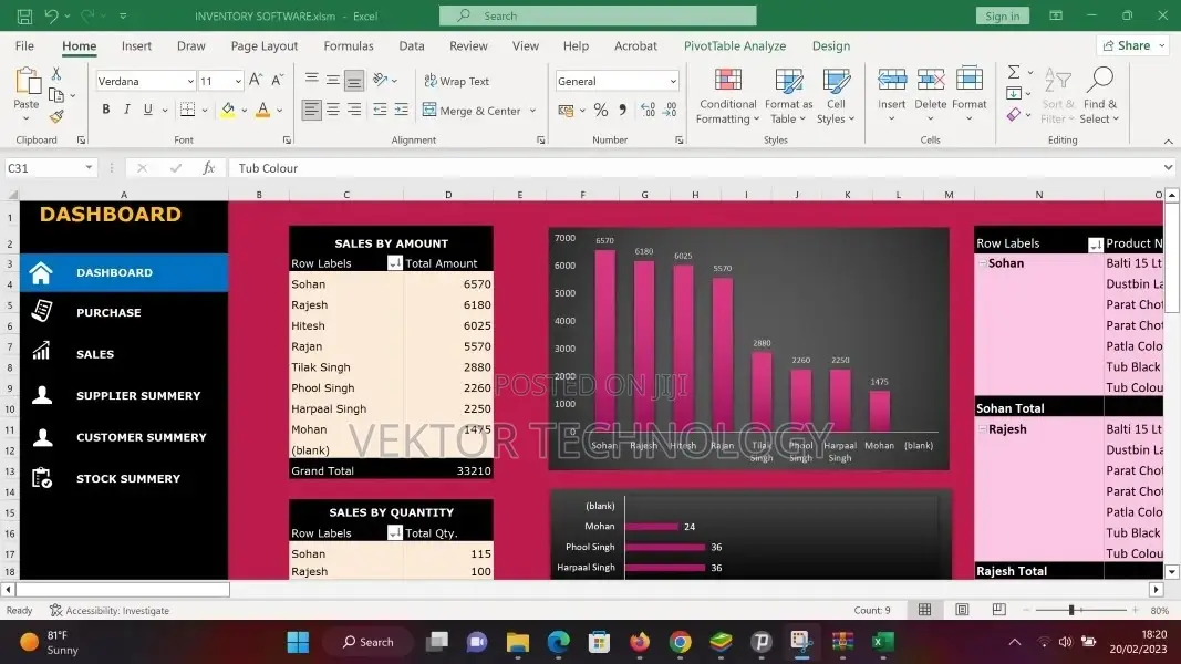 Stock Management Software In Excel