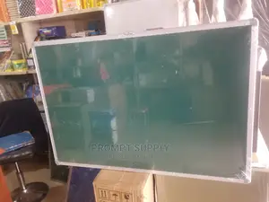60x90cm White Chalk Board With Box of Chalk Markers