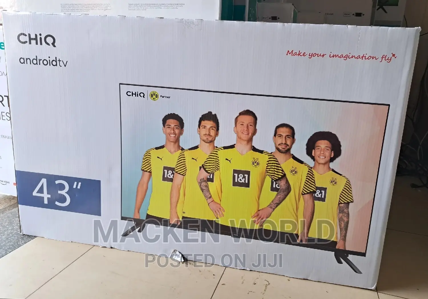 Promo 43 Chiq Smart Android Frameless With Bluetooth