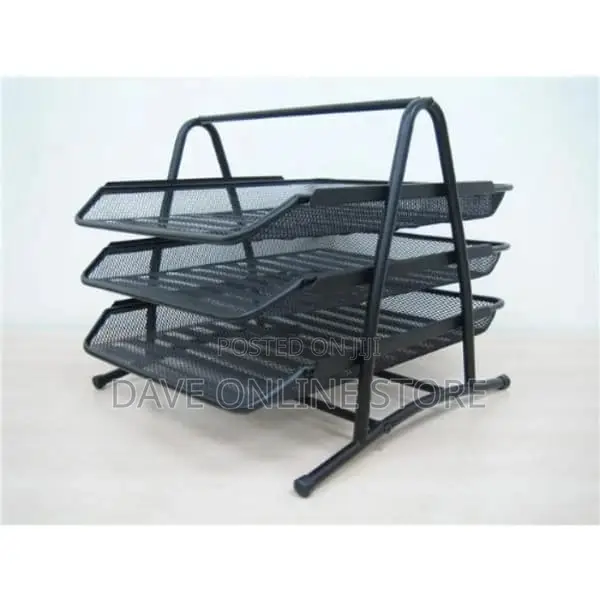 Document File Tray- 3 Tiers