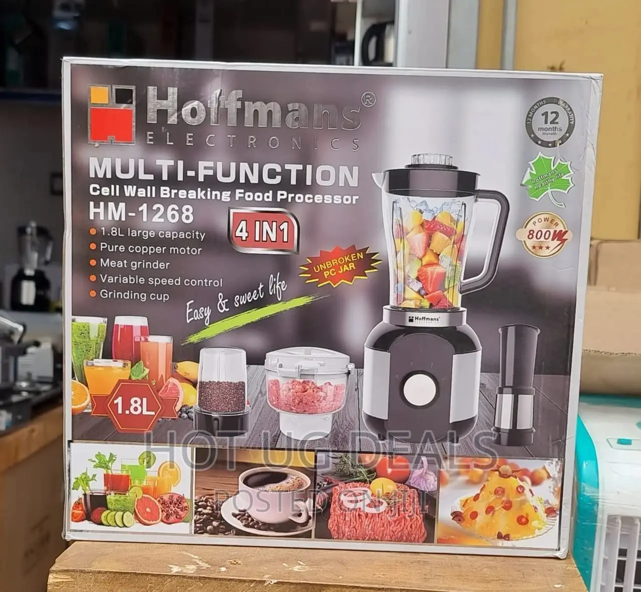 4 In1 Multifunctional Food Processor/Blender