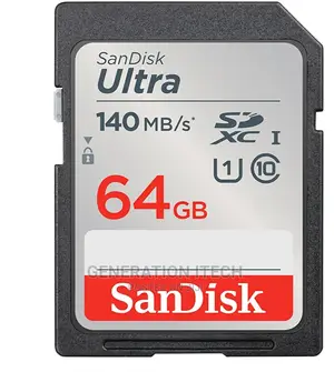 64gb Sandisk Ultra Class 10 Memory Card