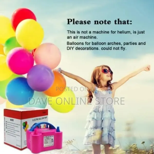 Electric Balloon Blower Pump Inflator for Decoration
