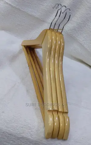 A Dozen of Wooden Hangers