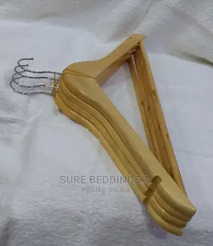 A Dozen of Wooden Hangers