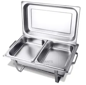 Stainless Steel Double Compartment Chafing Dishes