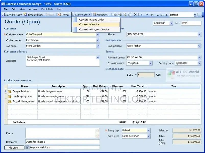 Microsoft Office Accounting Express US Edition 2009