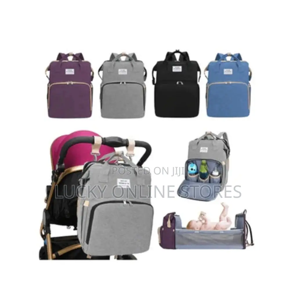 Portable Foldable Diaper Bag and Bed