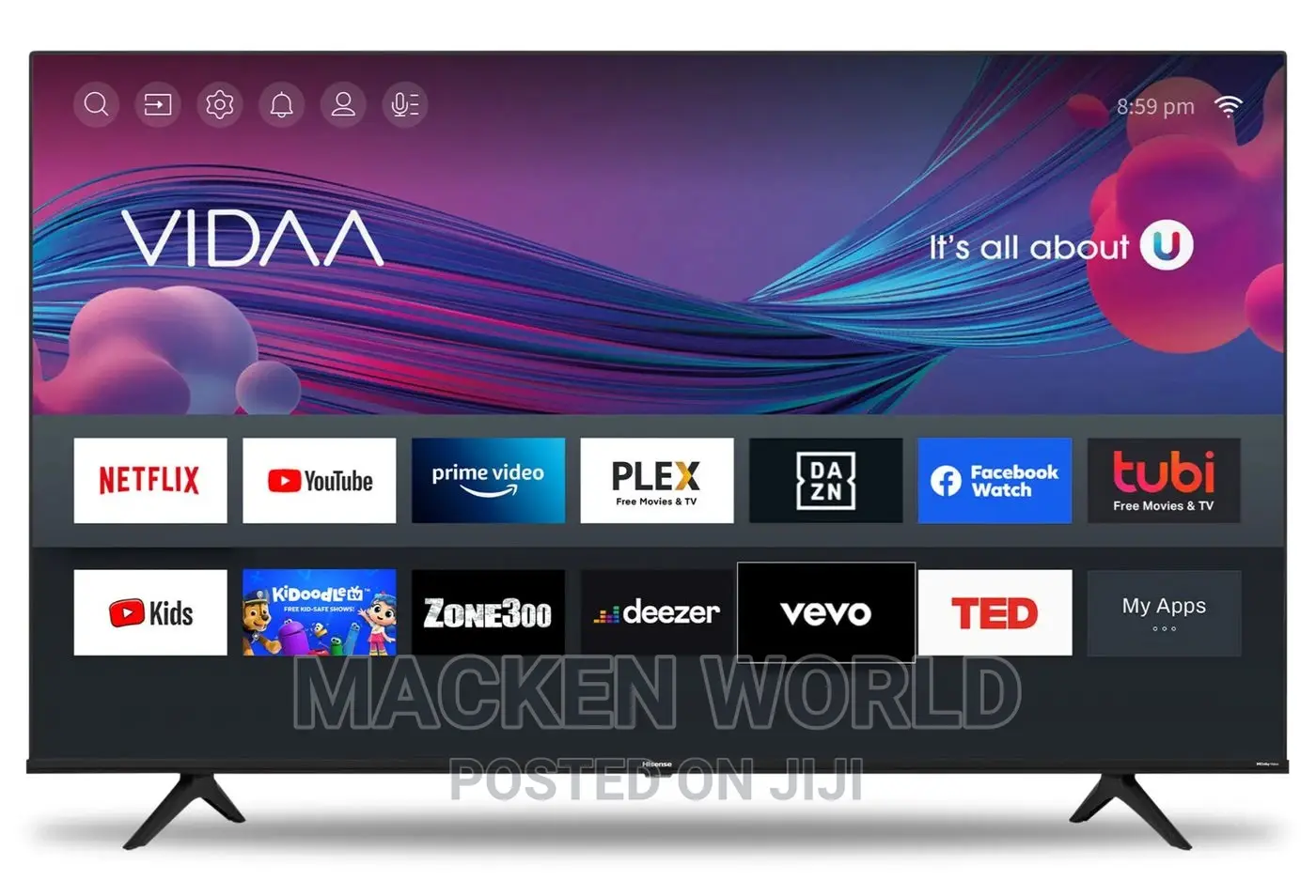 50 Hisense Uhd 4k Framless New