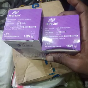 Led Rechargeable Bulb 15w