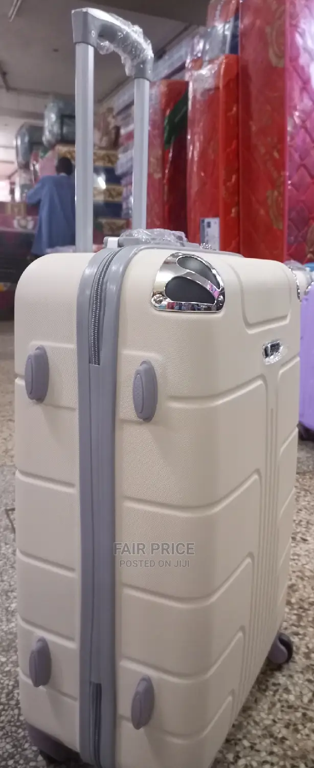 Plastic Suitcases (Silver)