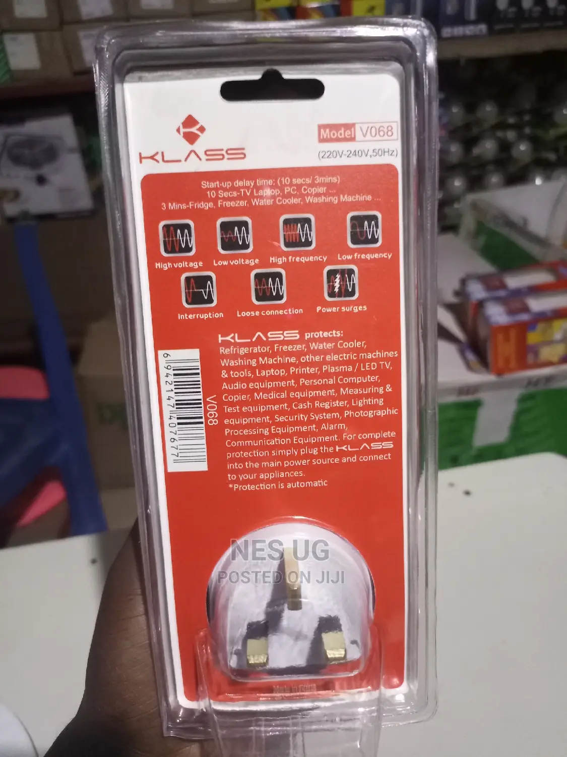 Klass Automatic Voltage Power Guard Surge Protector