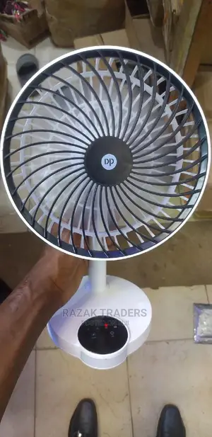 DP Rechargeable Table Fan With Torch