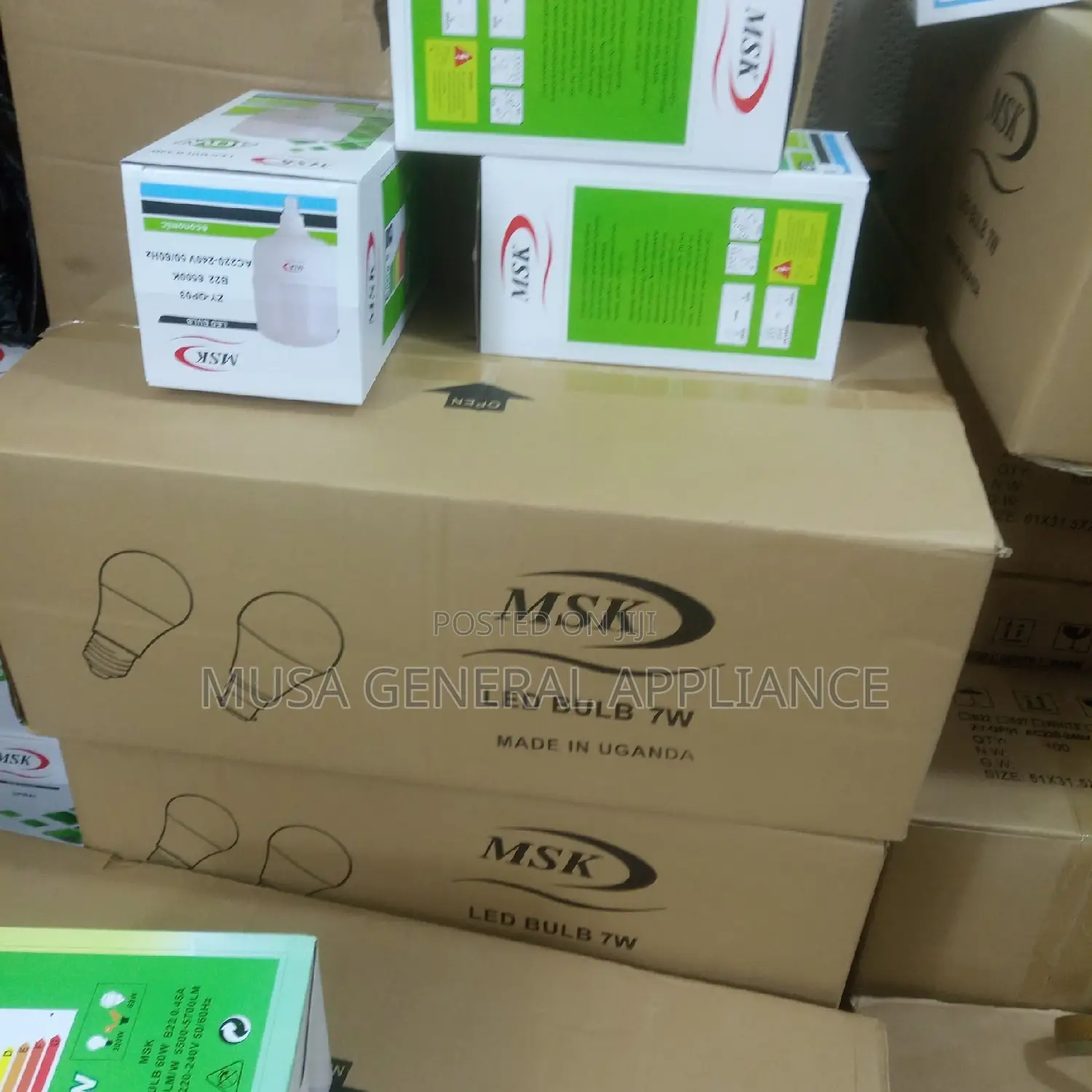7w MSK Led Bulbs Box