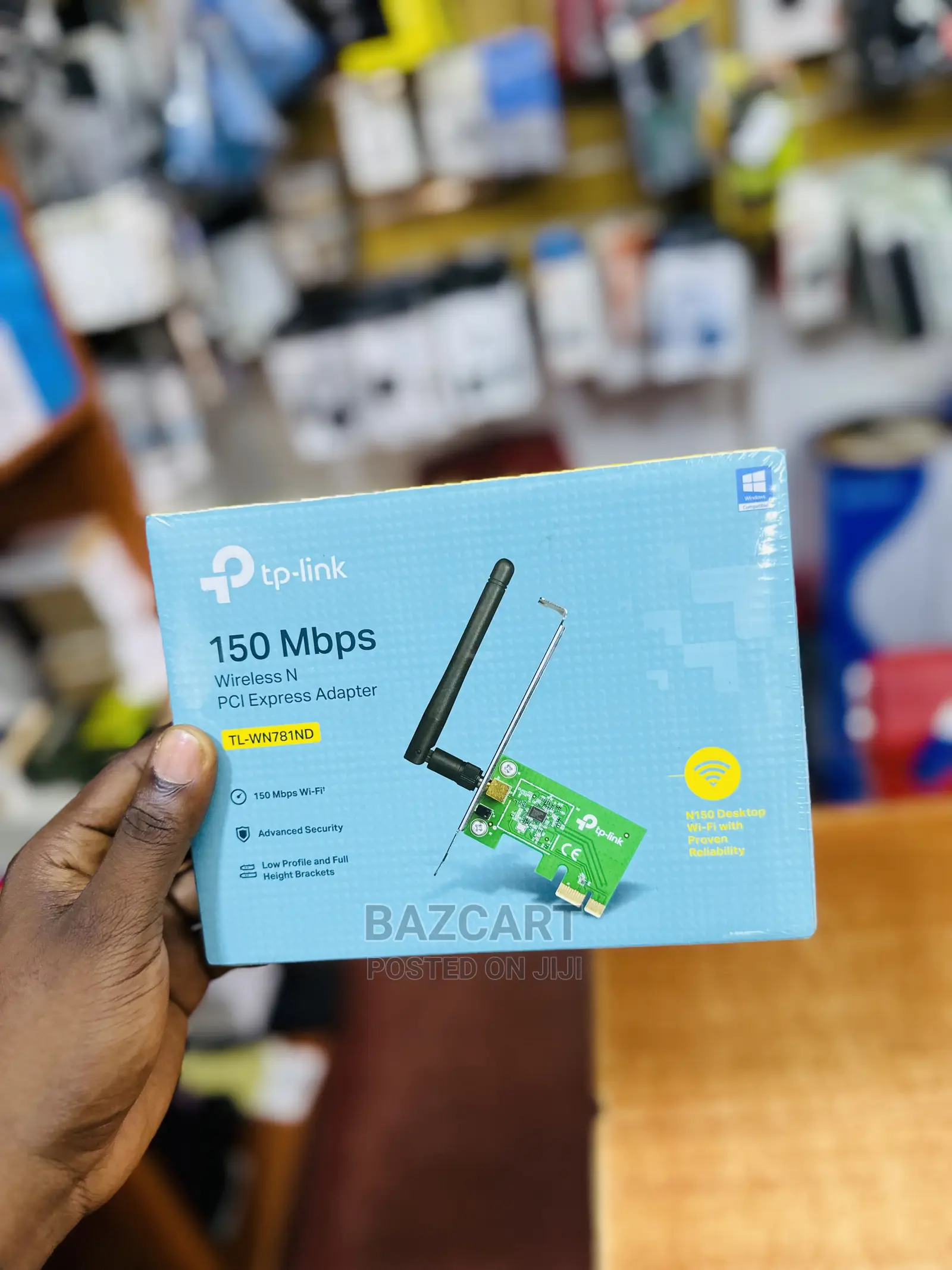 Tp-Link N150 Wireless Pci-Express Adapter (TL-WN781ND)
