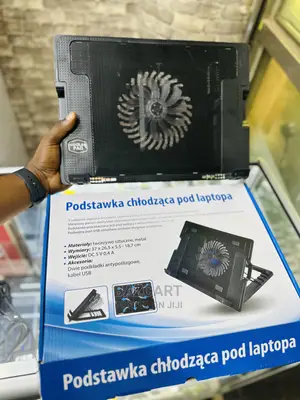 Laptop Cooling Fan With Blue Light and Cooling Fan