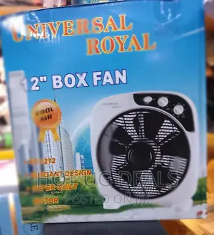 Universal Royal Box Fan 12inch