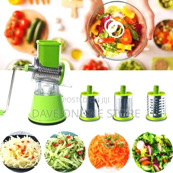 Table Top Drum Grater – Home Made Easy Salad Cutter