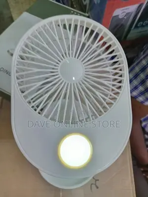 Folding Rechargeable Fan With Light.