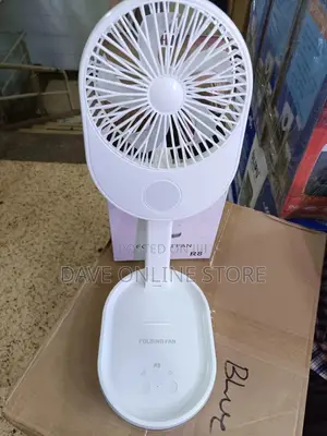 Folding Rechargeable Fan With Light.