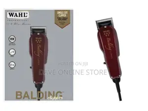 Wahl Balding Corded Clipper Shaver - Black,Maroon