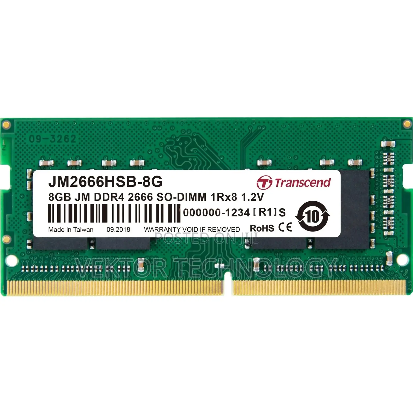 8gb Ddr4-2666 /2400 So-Dimm Laptop RAM