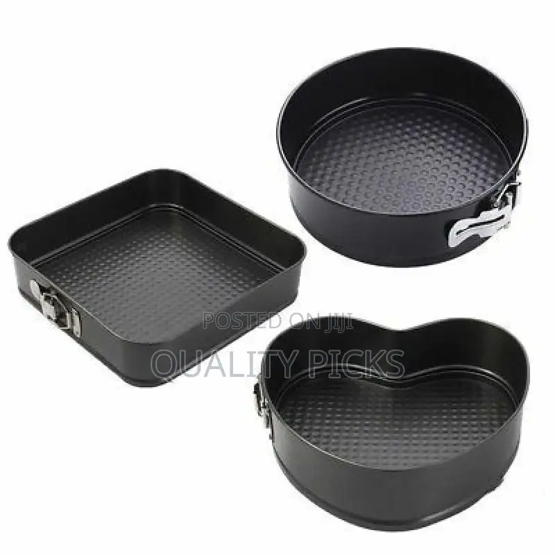 Three Mould Cake Pan Set