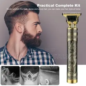 Electric Hair Trimmer Retro Rechargeable Cordless