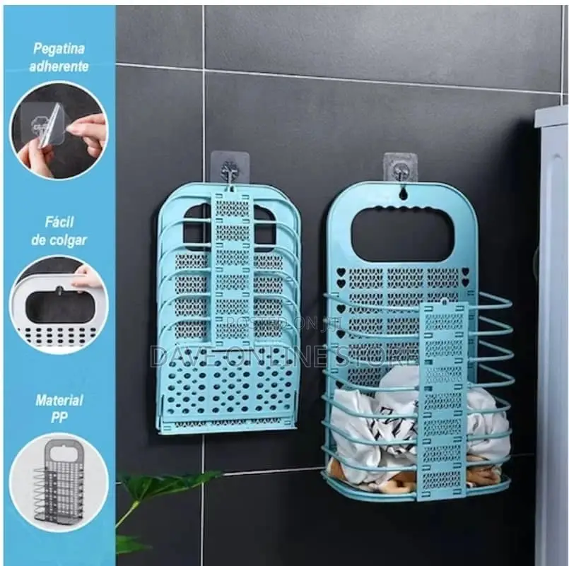 Wall Mounted Foldable Laundry Basket