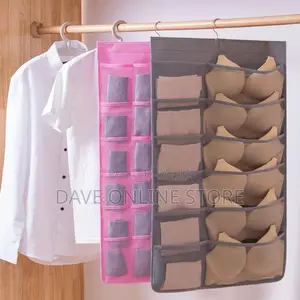 Double-Side Hanging Underwear, Socks,Bra Organizer