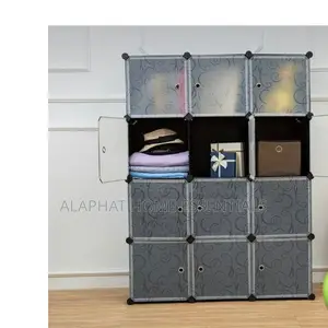 3 Coloumn Plastic Closet /Wardrobe