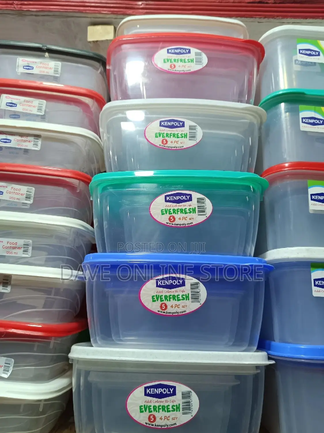 Plastic Food Storage Container Sets.