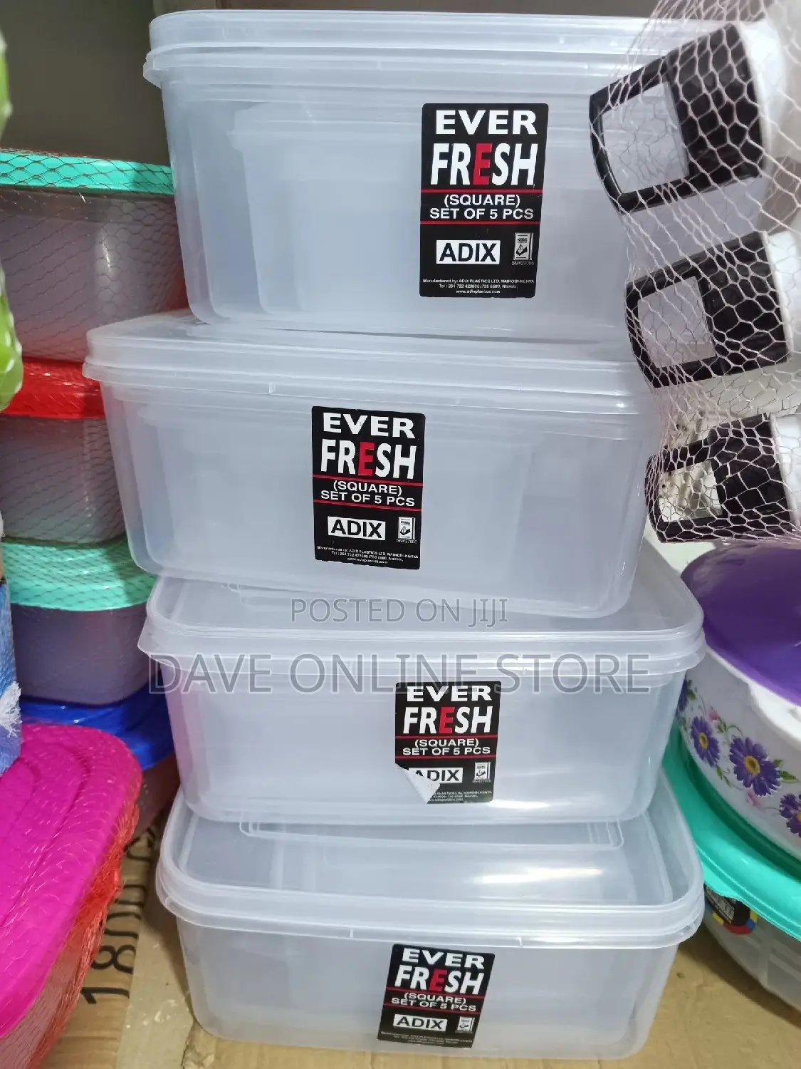 Plastic Food Storage Container Sets.