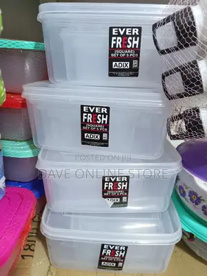 Plastic Food Storage Container Sets.