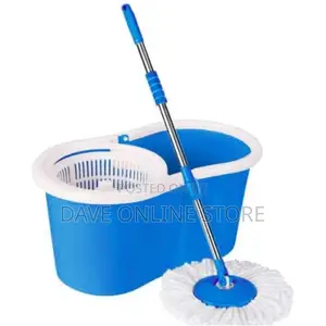 360 Spin Magic Mop With Bucket -Blue