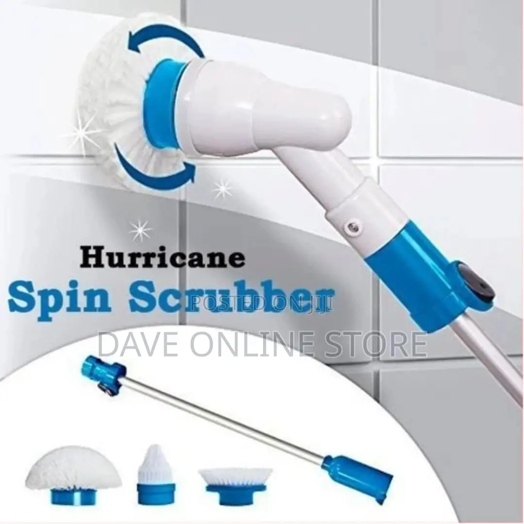 Hurricane Spray Spin Tile Scruber Floor Mop Cleaner Brush