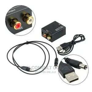 Digital Optical Toslink SPDIF Coax to Analog RCA Audio