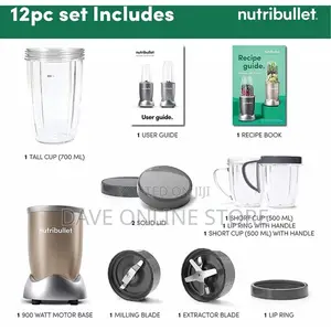 Nutribullet Blender, High Speed 900W Blender/Mixer/Processor