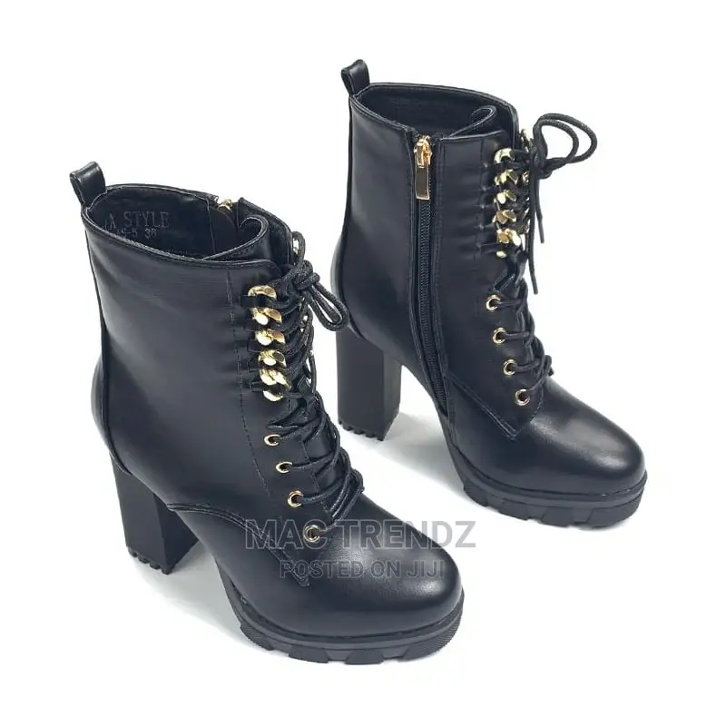 Ladies Boots Women's Shoes Mule Heels