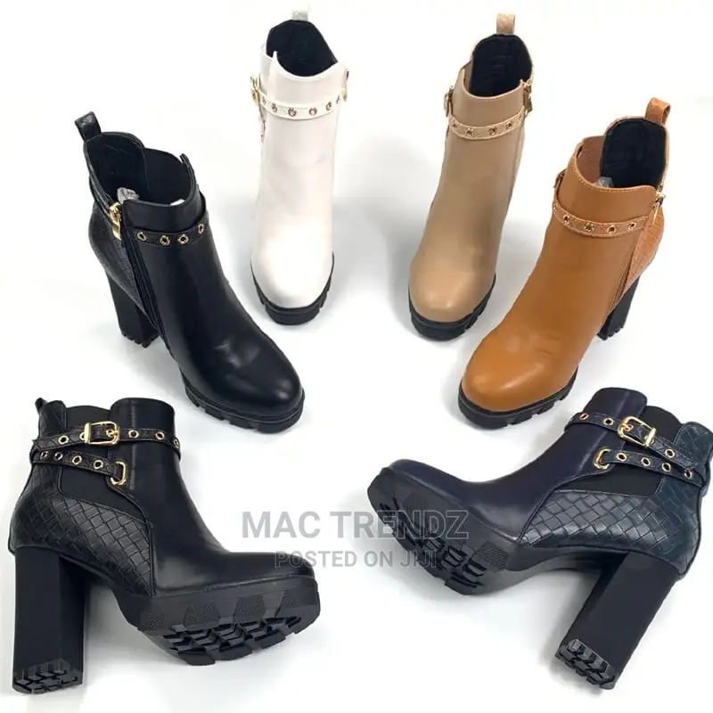 Ladies Boots Women's Shoes Mule Heels