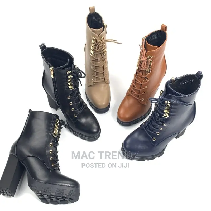 Ladies Boots Women's Shoes Mule Heels