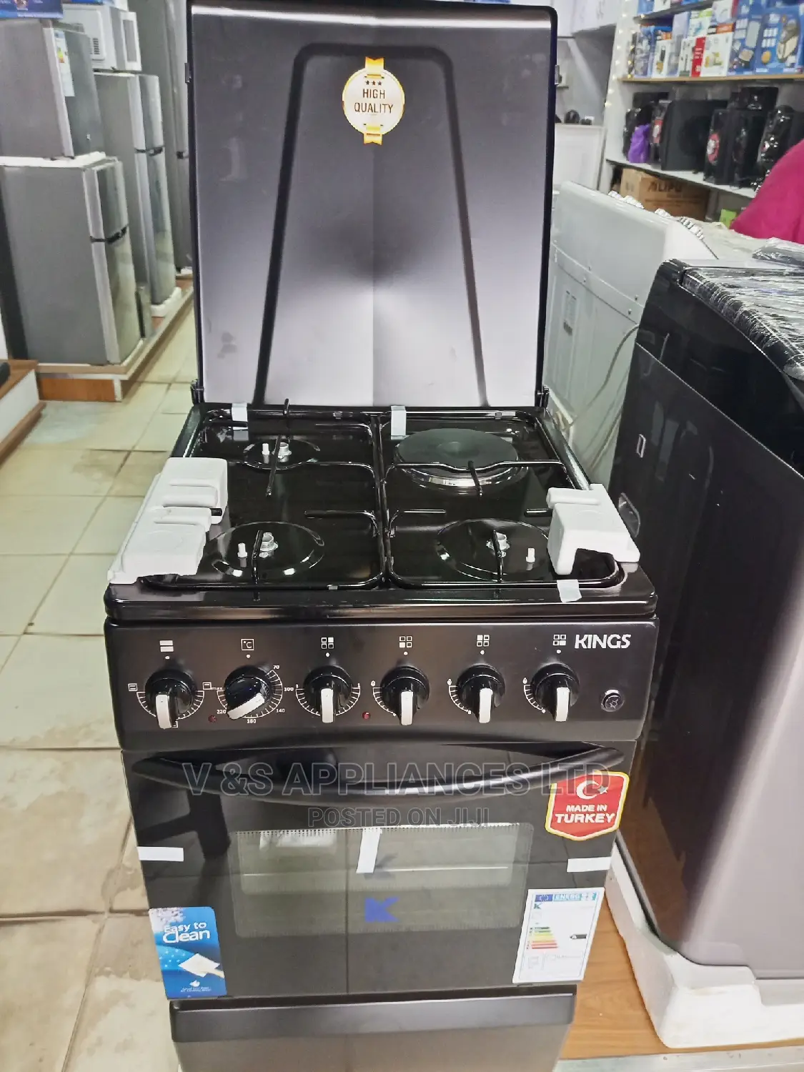 Kings 3+1 Gas Cooker