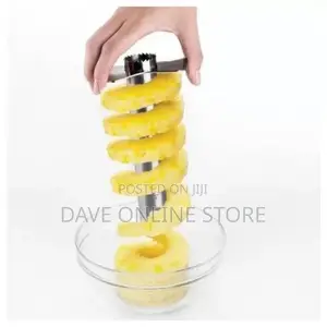 Easy Slice Pineapple Slicer/Peeler and Corer – Silver