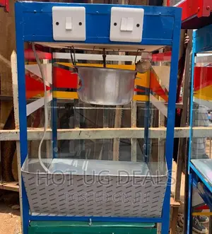 Electric Popcorn Machine- Blue